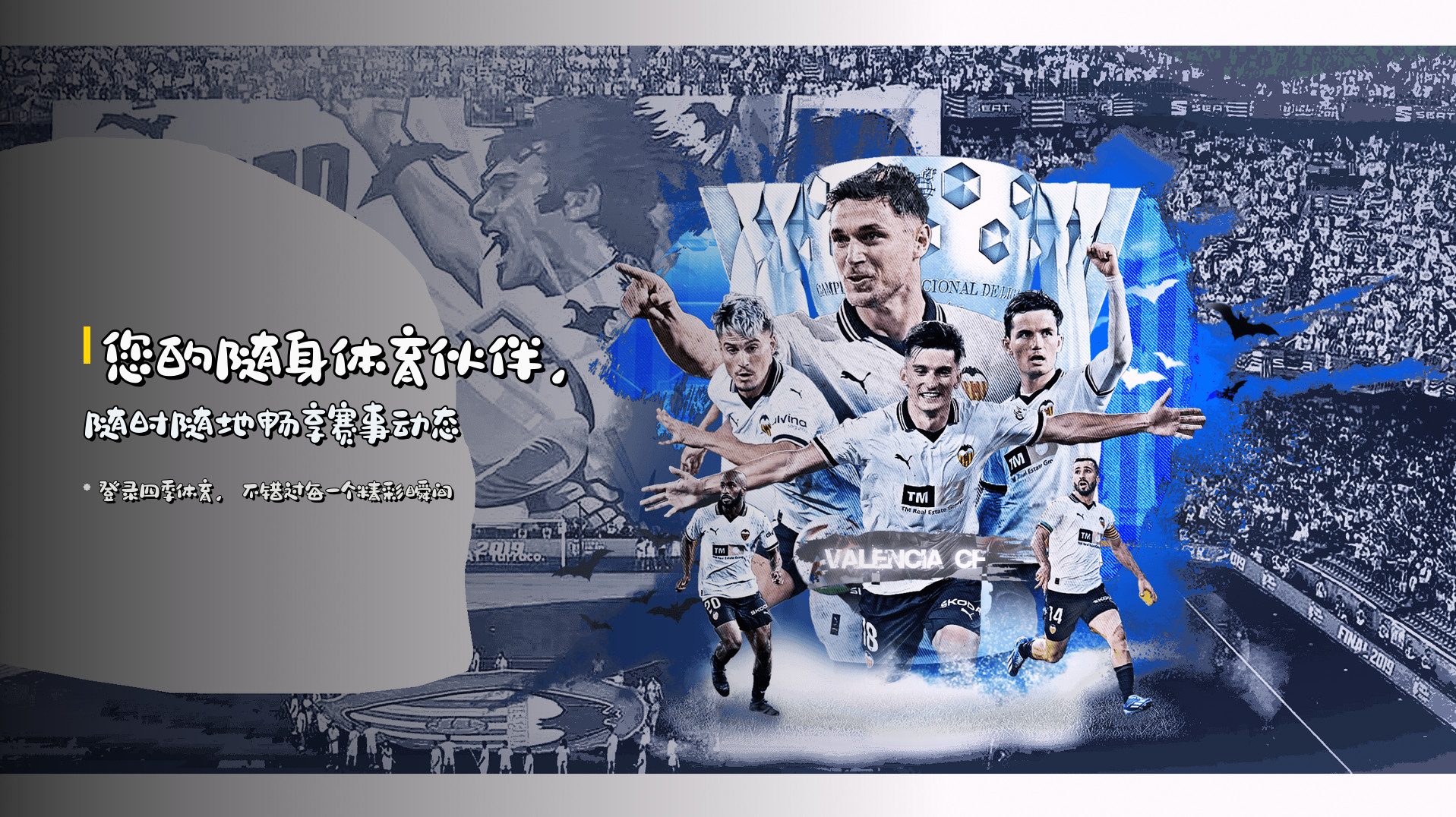 您的随身体育伙伴，<strong>随时随地</strong>畅享赛事动态